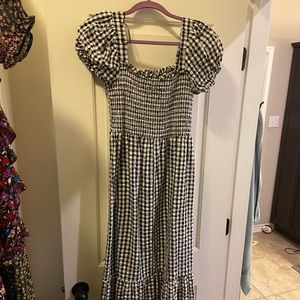 Cotton on gingham dress.